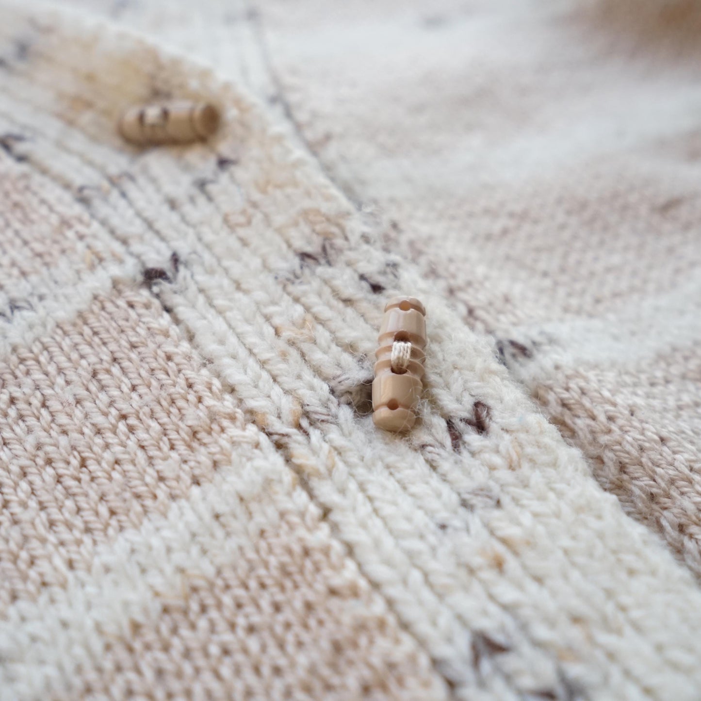 Vintage 90s Cardigan size S beige
