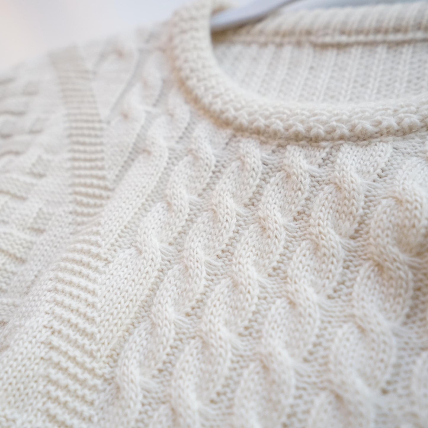 Vintage 90s Pullover Size L-XL cream