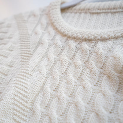 Vintage 90s Pullover Size L-XL cream