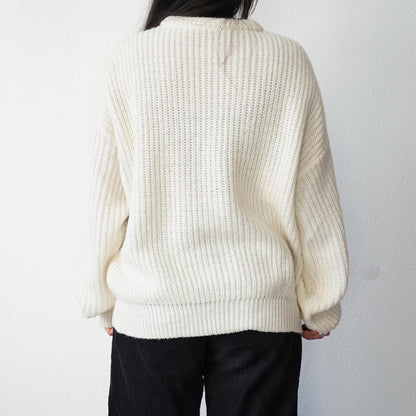 Vintage 90s Pullover Size L-XL cream