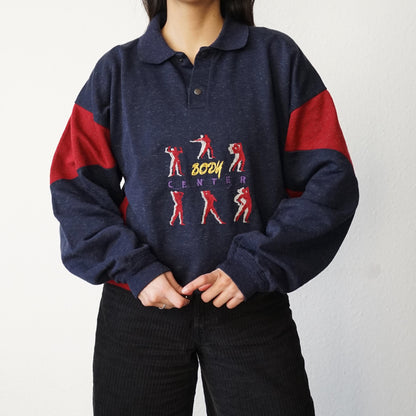 Vintage 90s Sweatshirt Size M embroidered