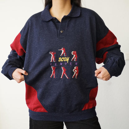 Vintage 90s Sweatshirt Size M embroidered