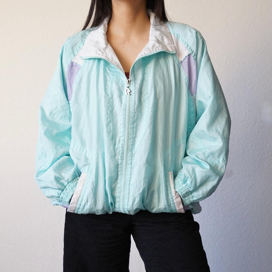 Vintage 80s Sport Jacket Size L pastel
