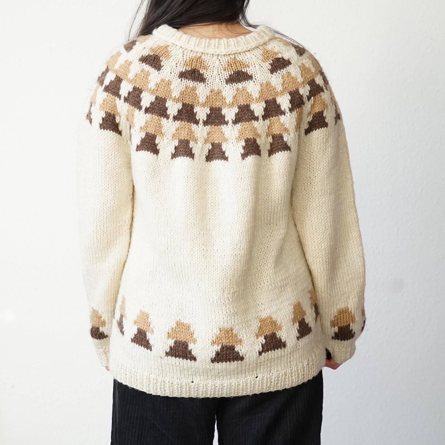 Vintage 90s Pullover Size S-M handmade