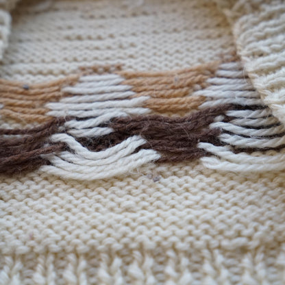 Vintage 90s Pullover Size S-M handmade