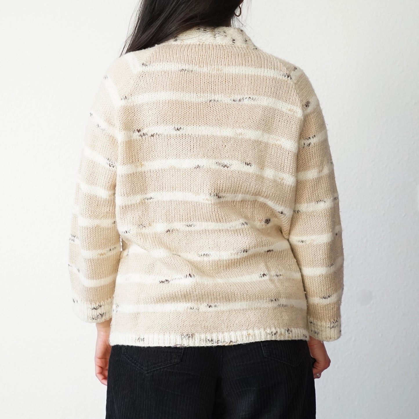 Vintage 90s Cardigan size S beige