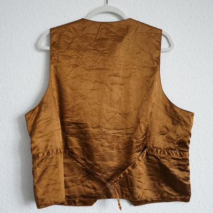 Vintage suede Vest men Size S l