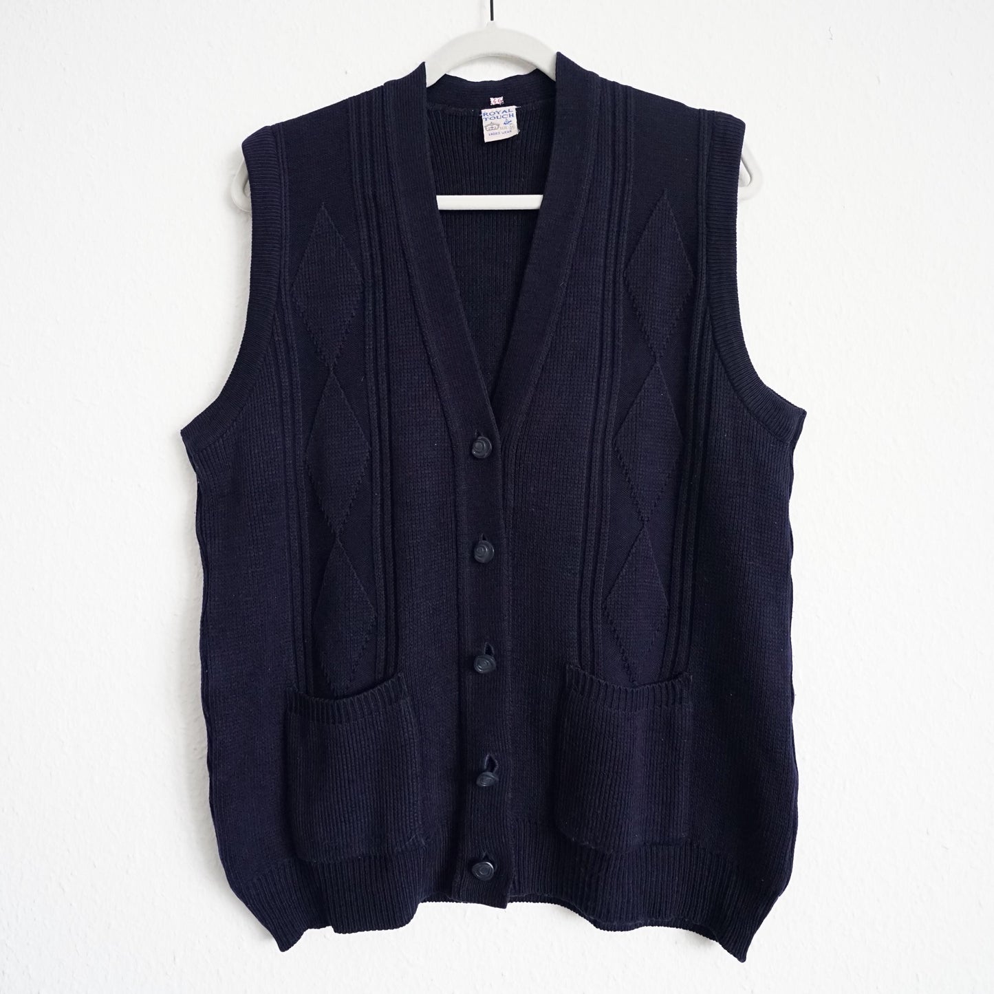 Vintage 90s Vest Size M grandpa vest