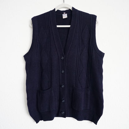 Vintage 90s Vest Size M grandpa vest