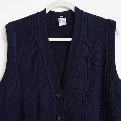 Vintage 90s Vest Size M grandpa vest