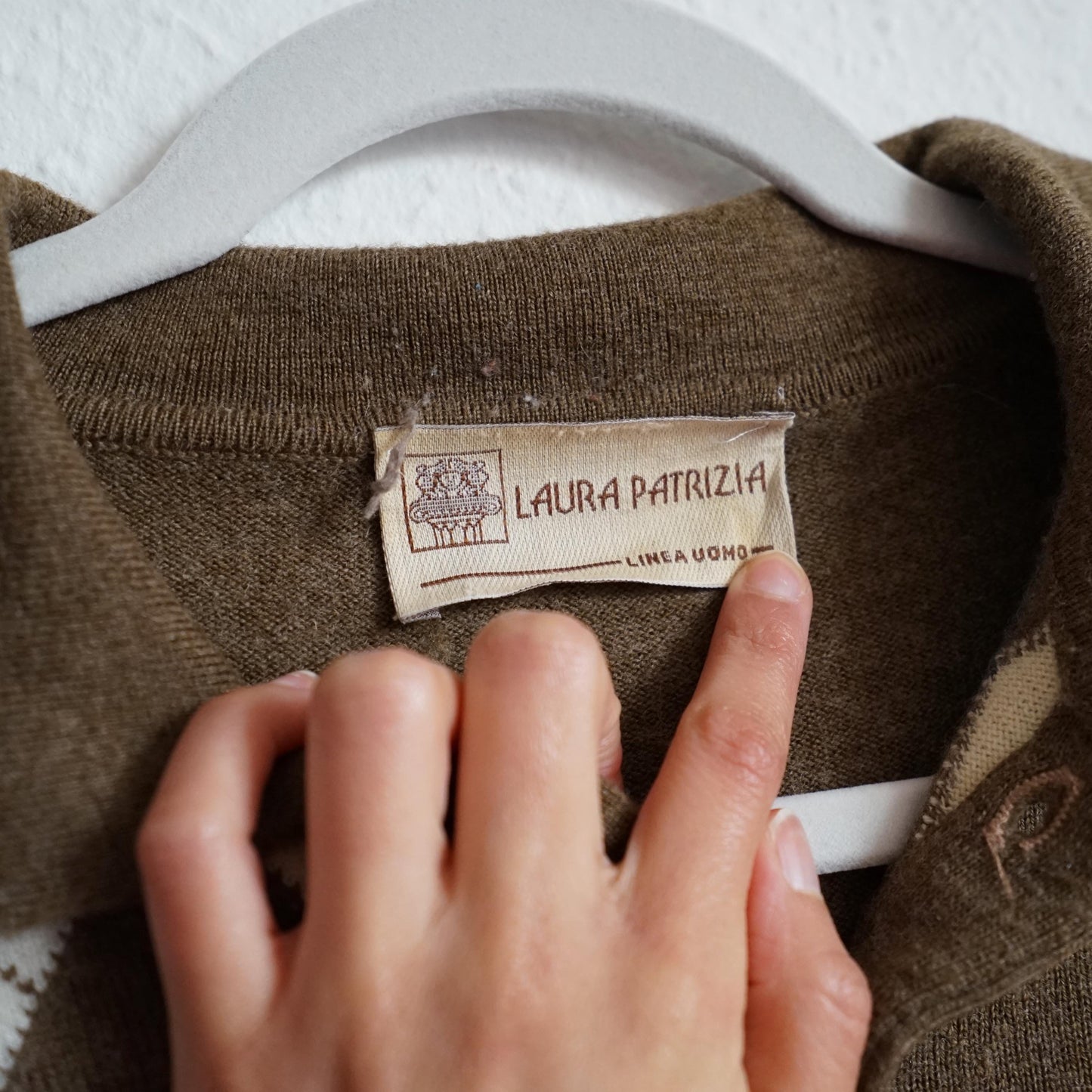 Vintage grandpa Pullover men size L