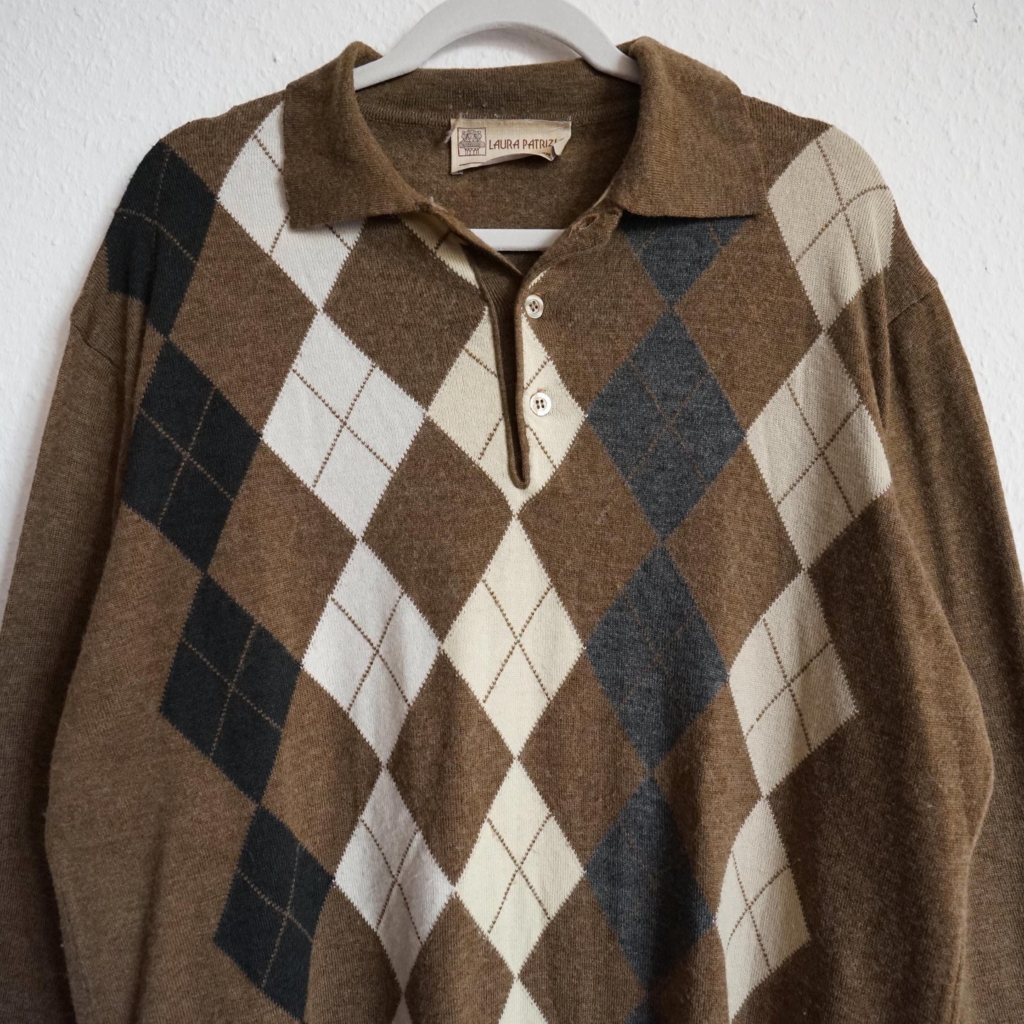 Vintage grandpa Pullover men size L