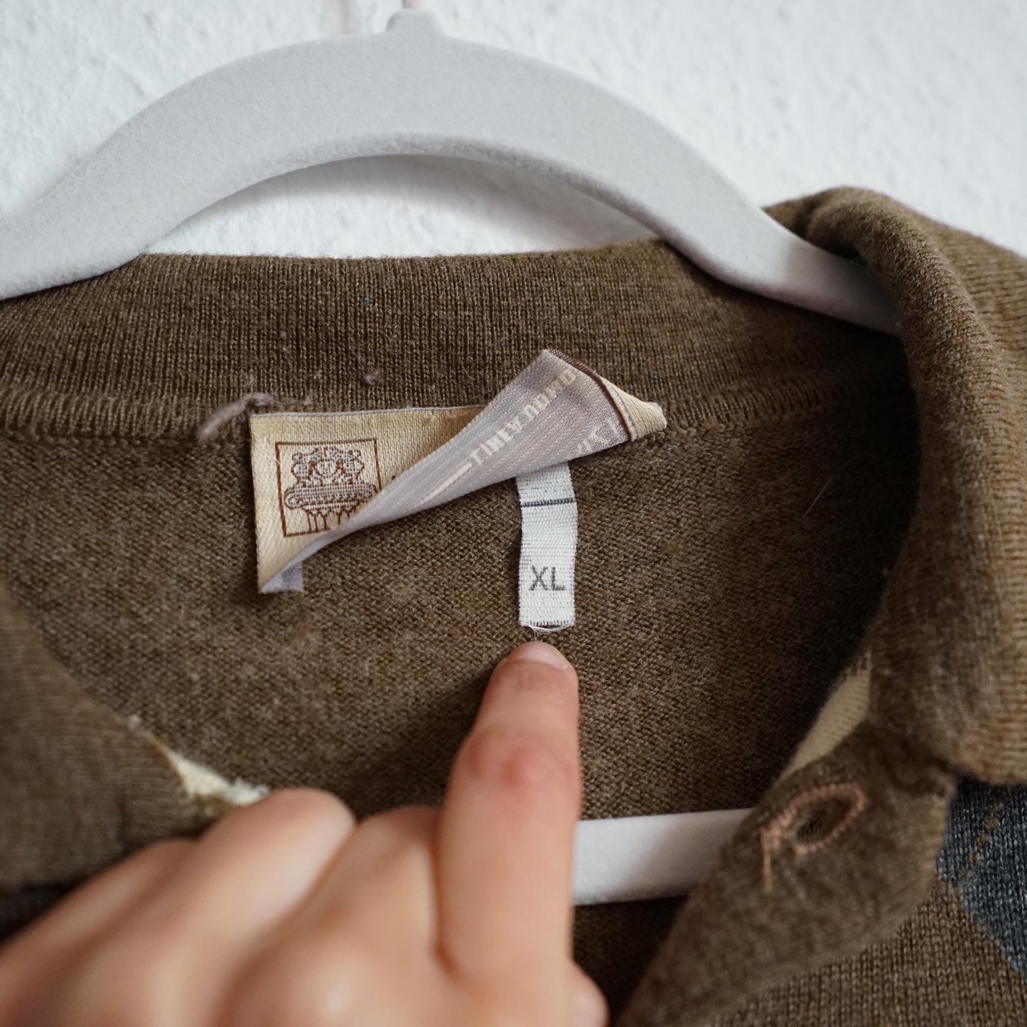 Vintage grandpa Pullover men size L