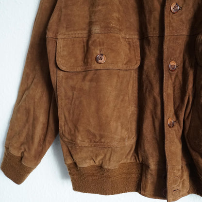 Vintage 70s suede jacket men size M-L