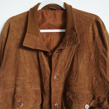 Vintage 70s suede jacket men size M-L