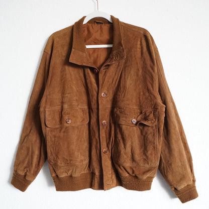 Vintage 70s suede jacket men size M-L