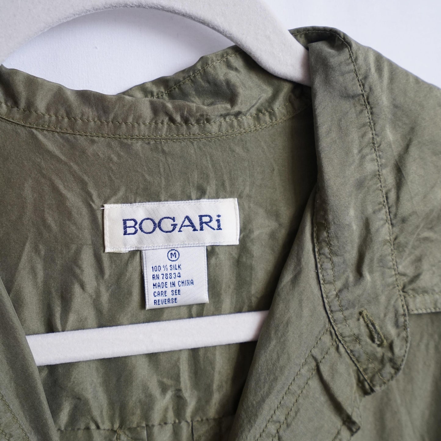 Vintage 90s silk Shirt size M-L