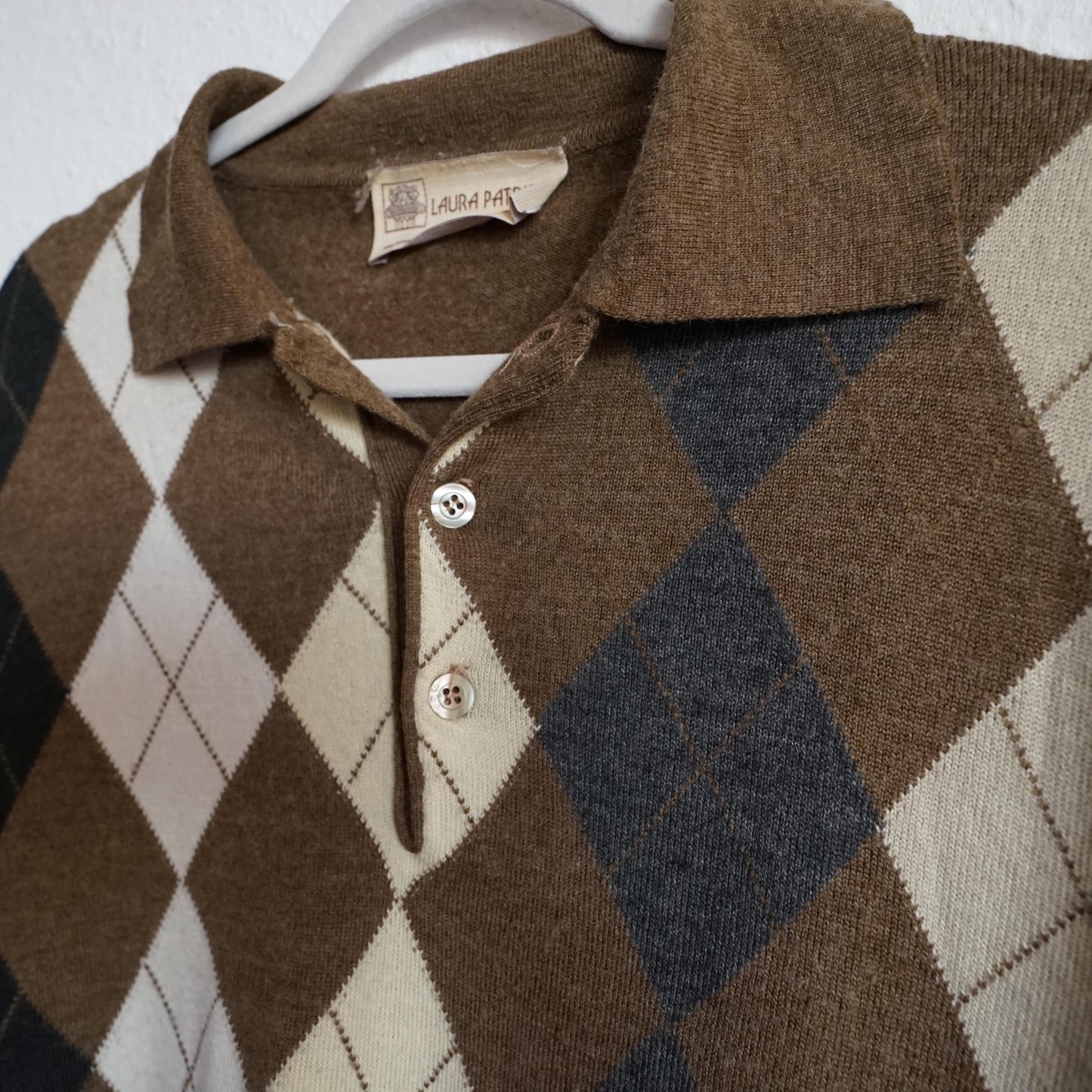 Vintage grandpa Pullover men size L