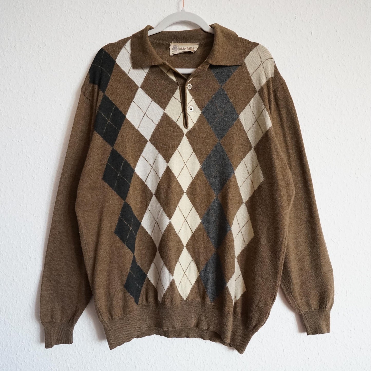 Vintage grandpa Pullover men size L
