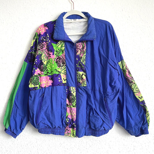 Vintage 80s Sport Jacket Size M colorful