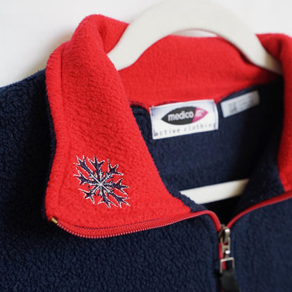 Vintage 90s Fleece Pullover men size M