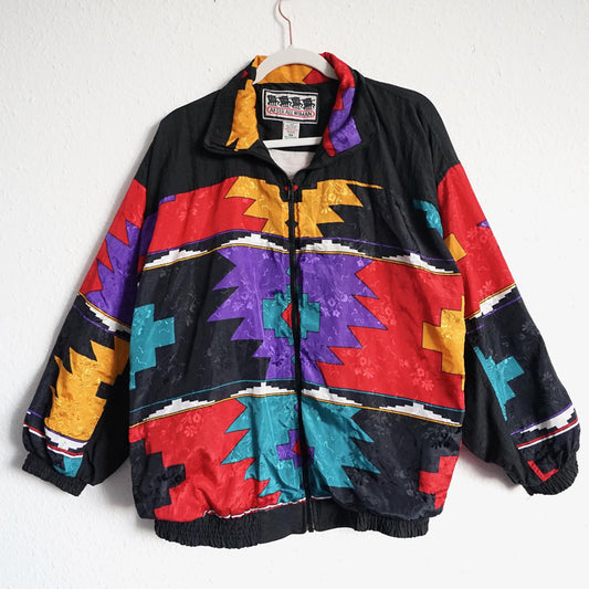 Vintage 80s Bomber Jacket Size L-XL