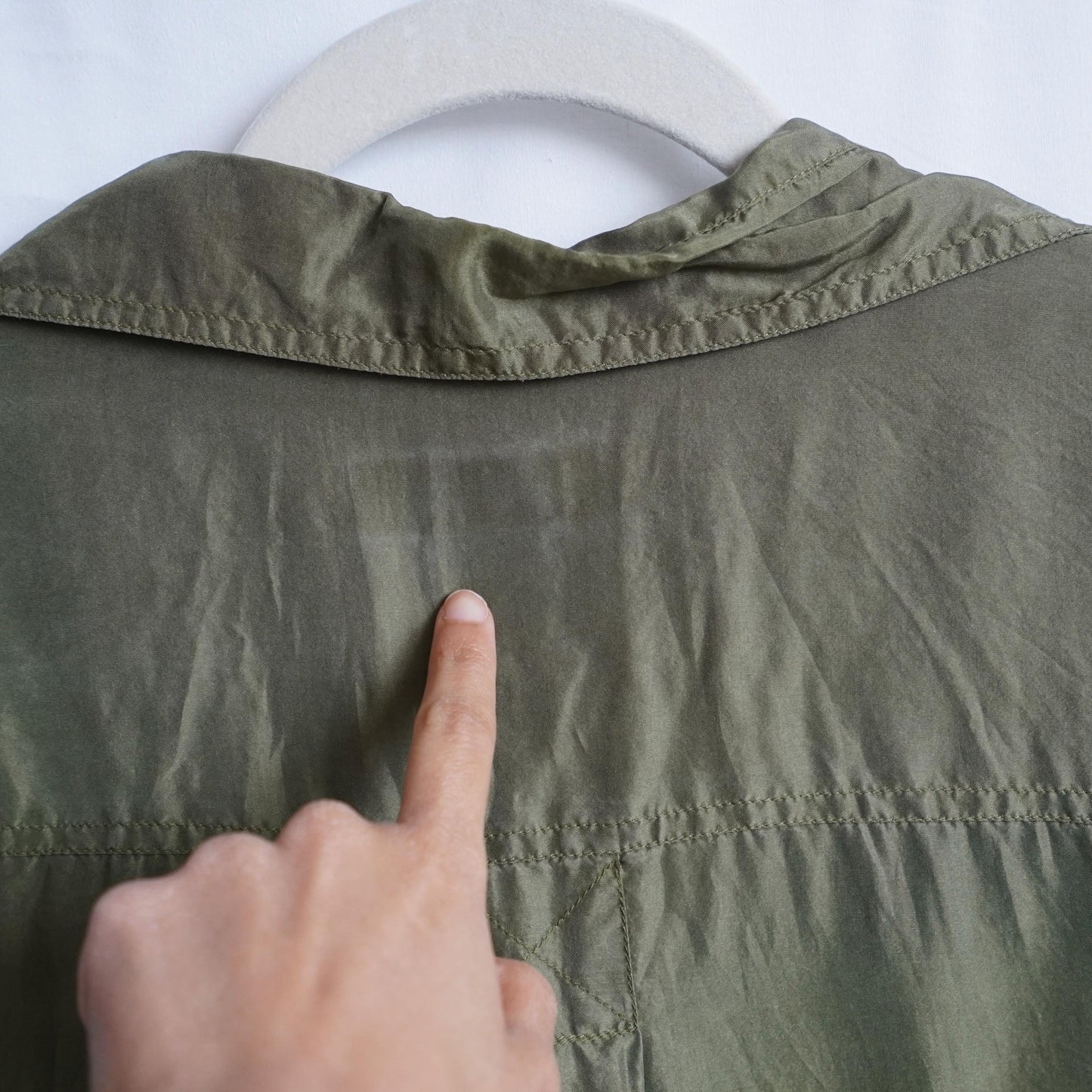 Vintage 90s silk Shirt size M-L