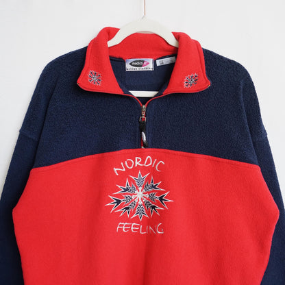 Vintage 90s Fleece Pullover men size M