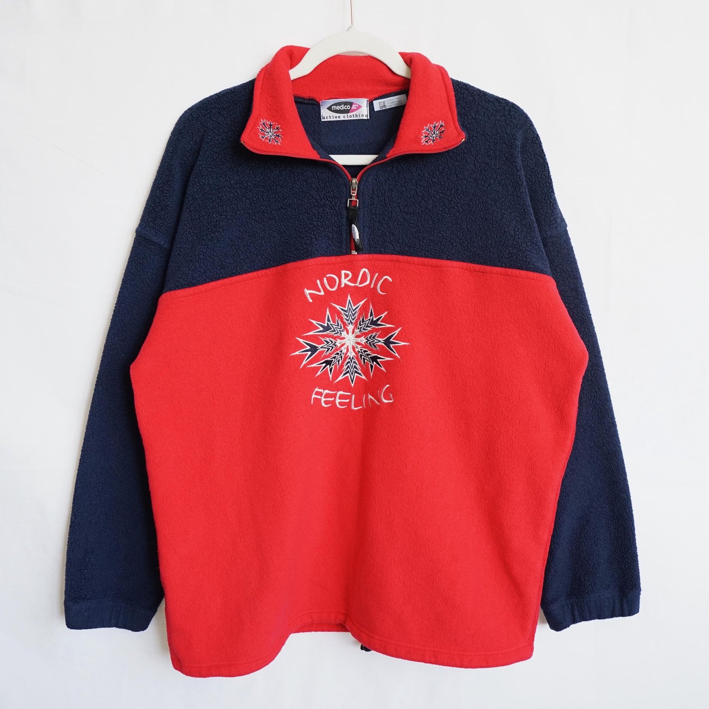Vintage 90s Fleece Pullover men size M