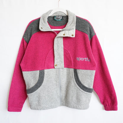 Vintage 80s Fleece Pullover size M