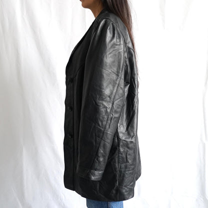 Vintage 80s leather jacket size M-L