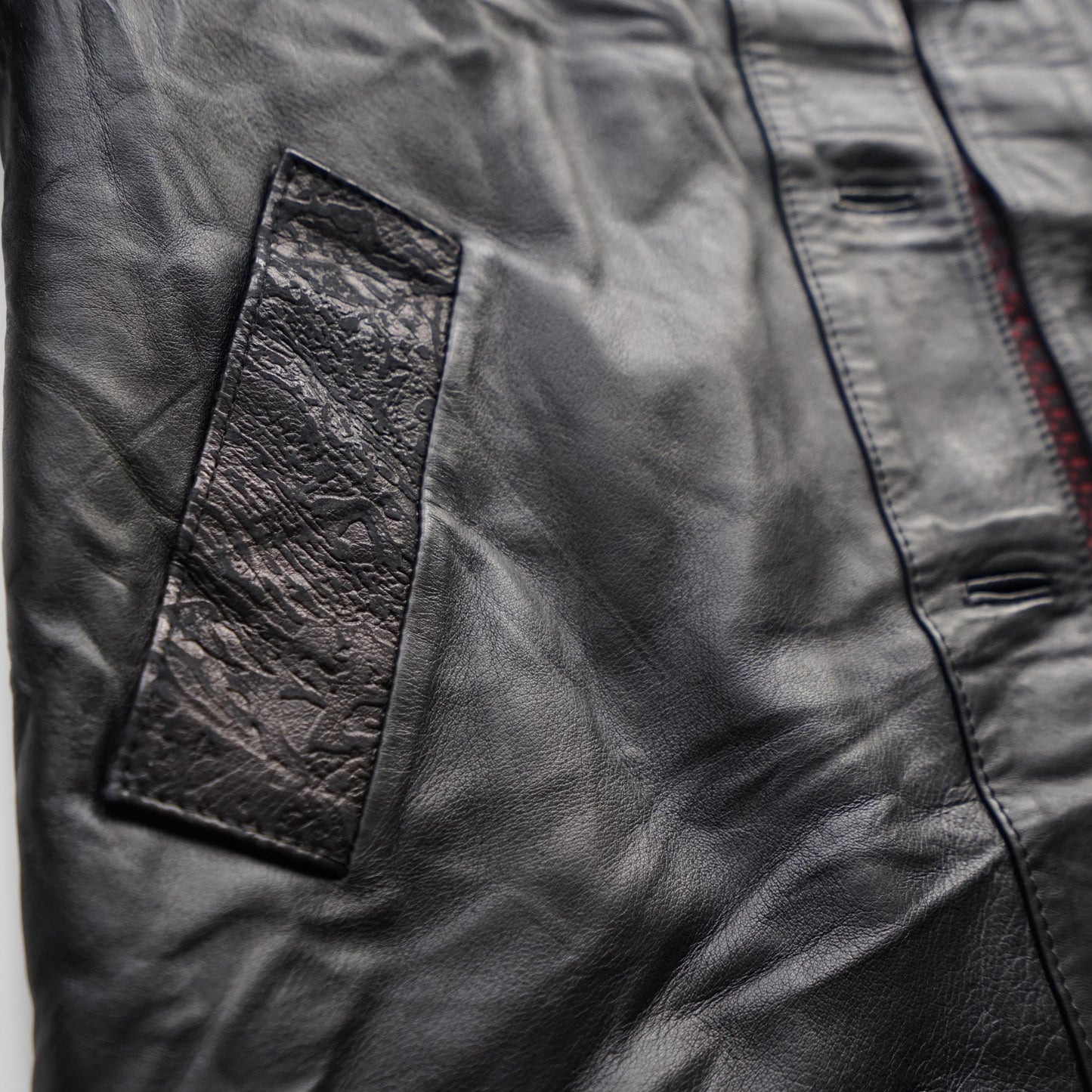 Vintage 80s leather jacket size M-L