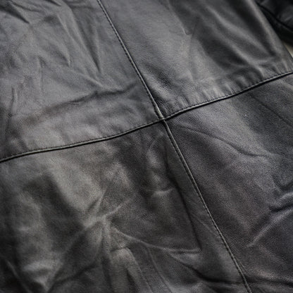 Vintage 90s leather coat size M