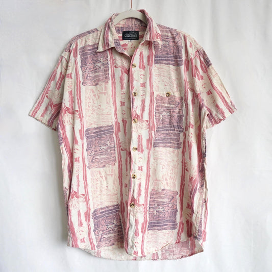 Vintage 80s shirt men size M cotton