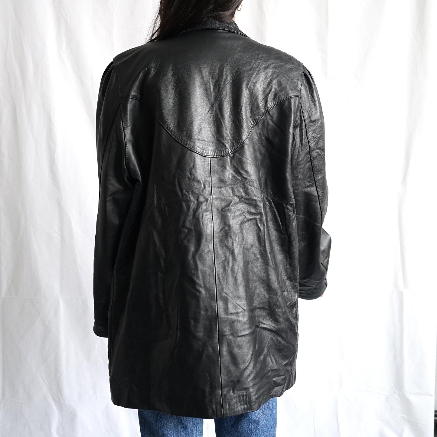 Vintage 80s leather jacket size M-L