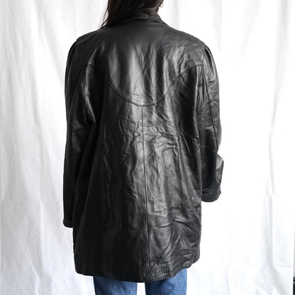 Vintage 80s leather jacket size M-L