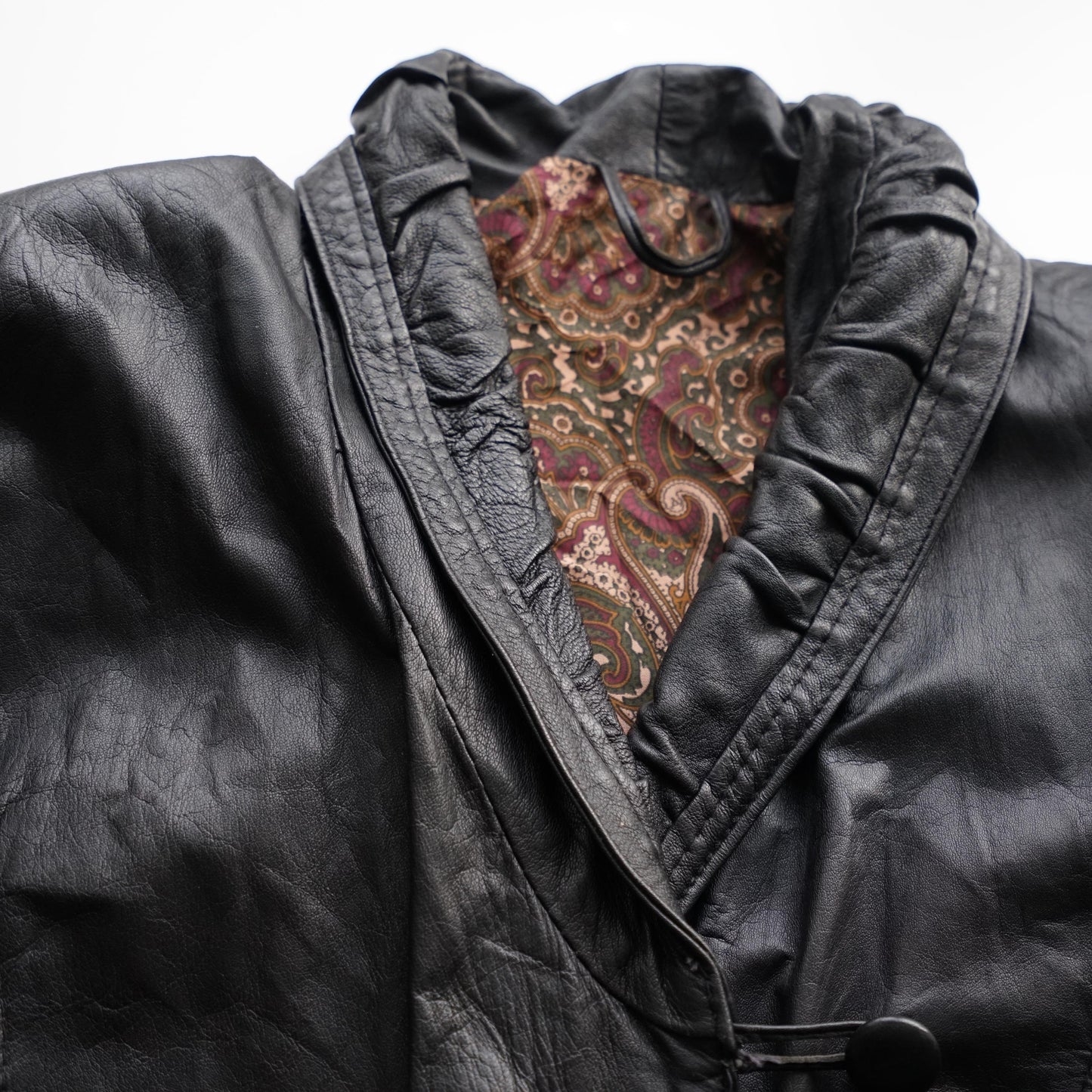 Vintage 80s leather jacket size L