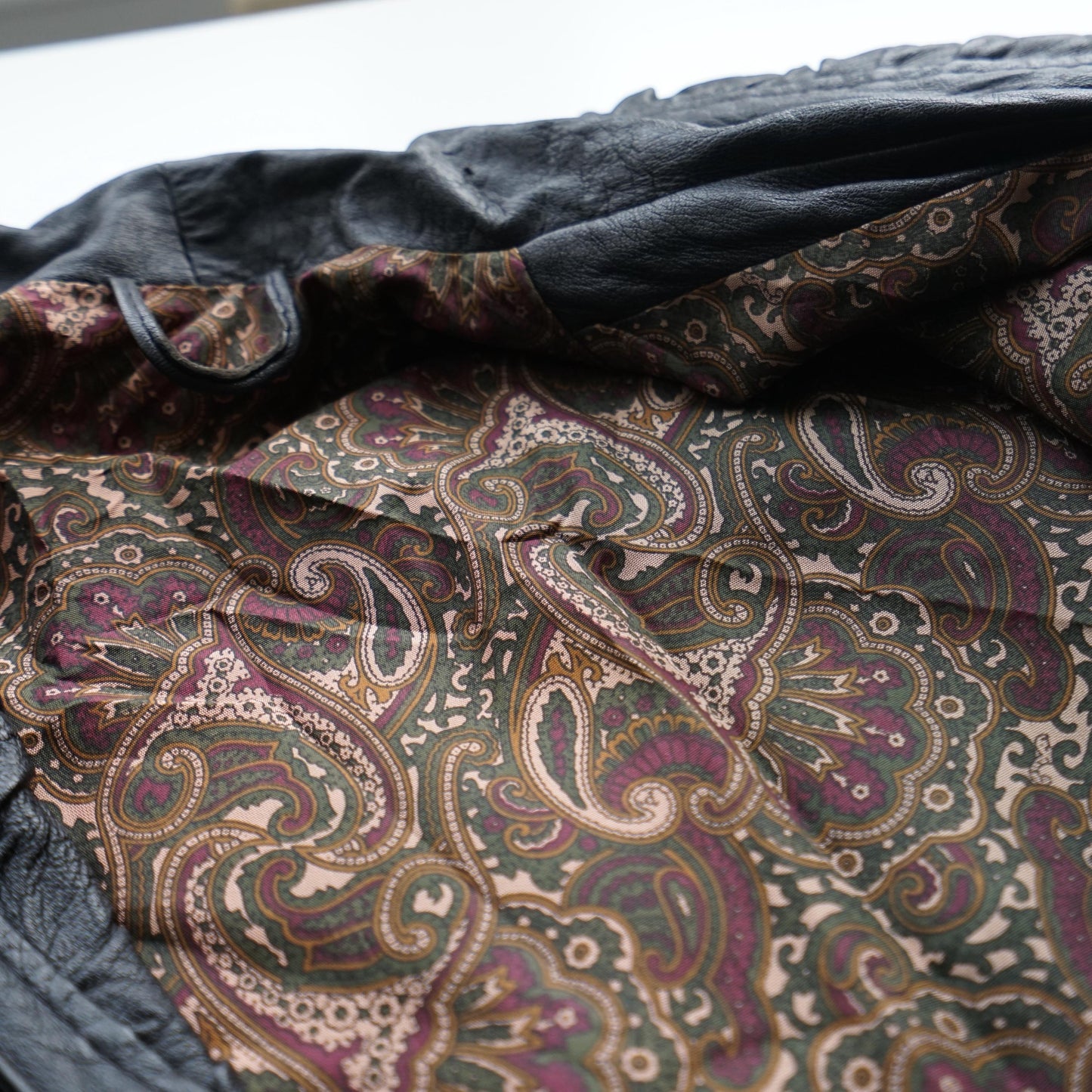 Vintage 80s leather jacket size L