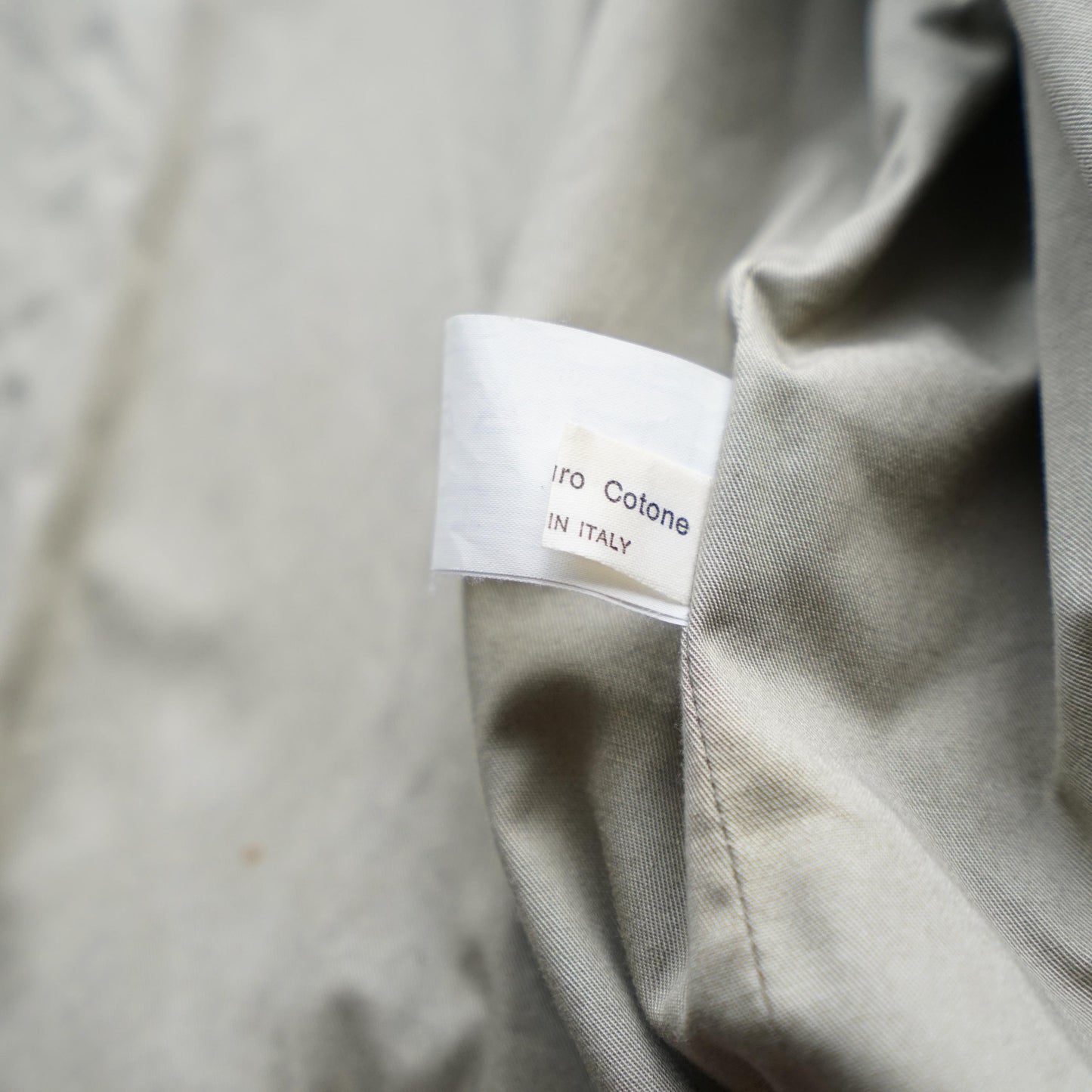 Vintage 70s Trench Coat Size L beige coat