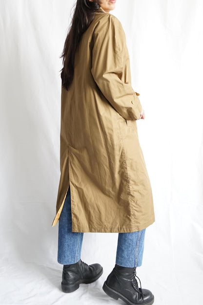 Vintage 70s Trench Coat Size M brown