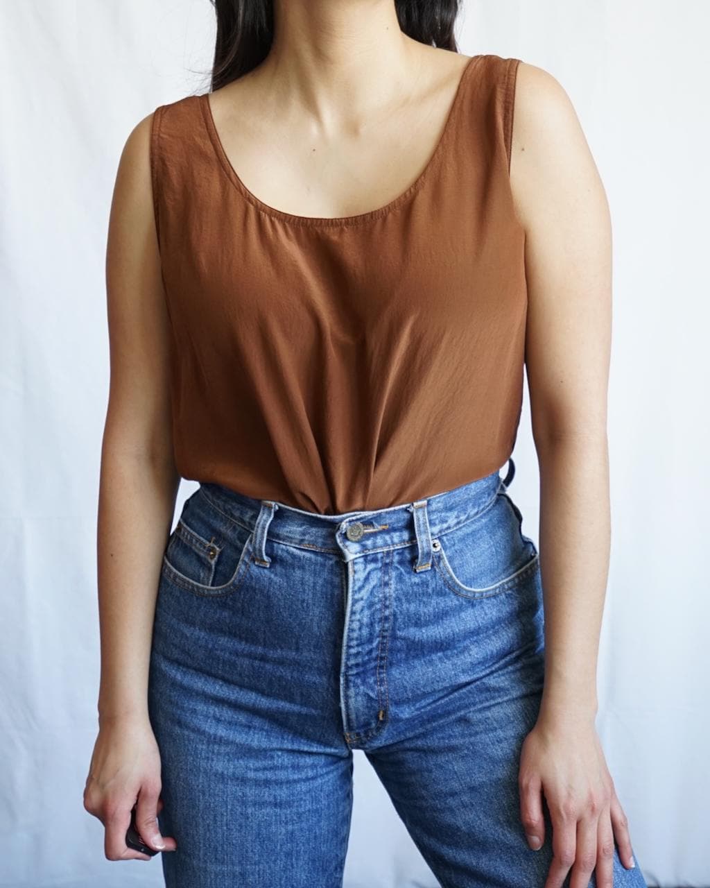 Vintage 90s Blouse size M - silk top