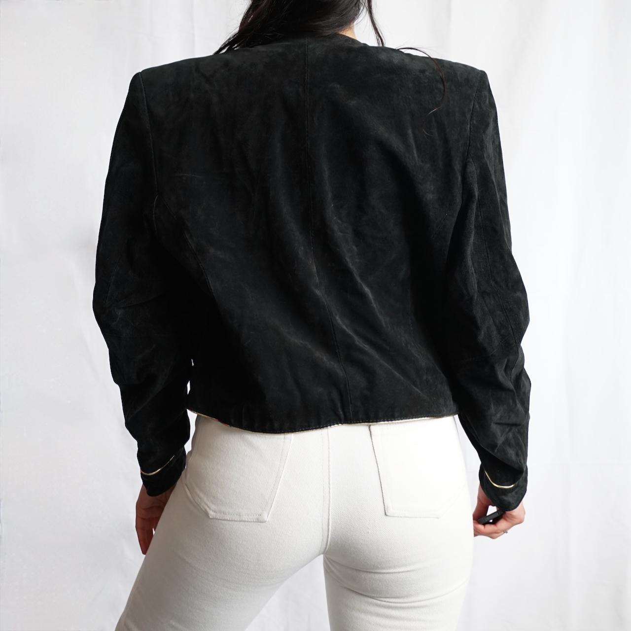 Vintage 80s leather jacket size S-M