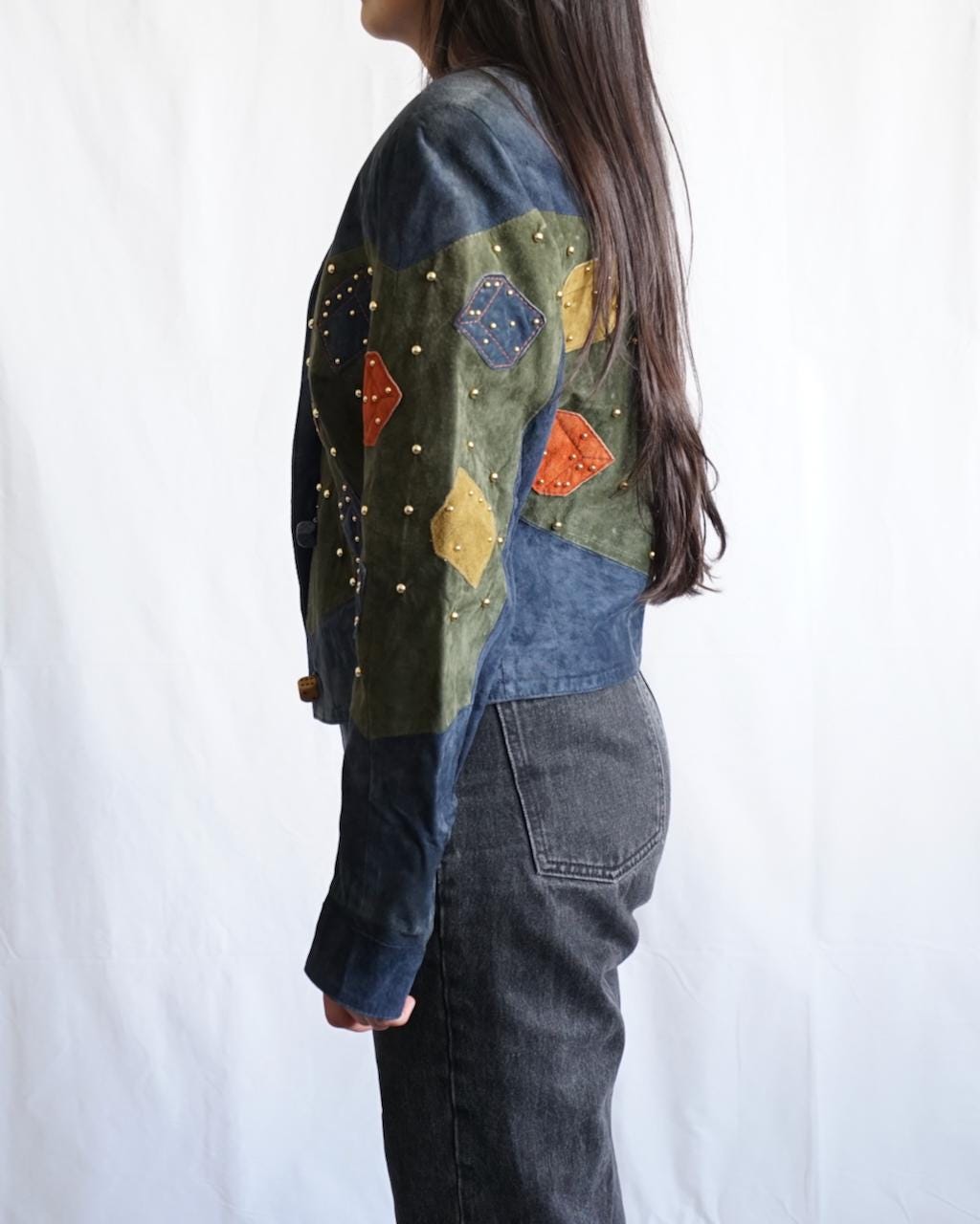 Vintage 80s leather jacket size S