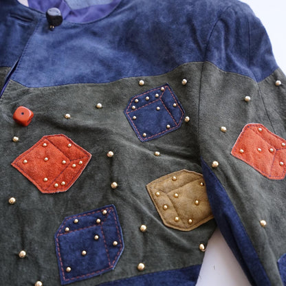 Vintage 80s leather jacket size S
