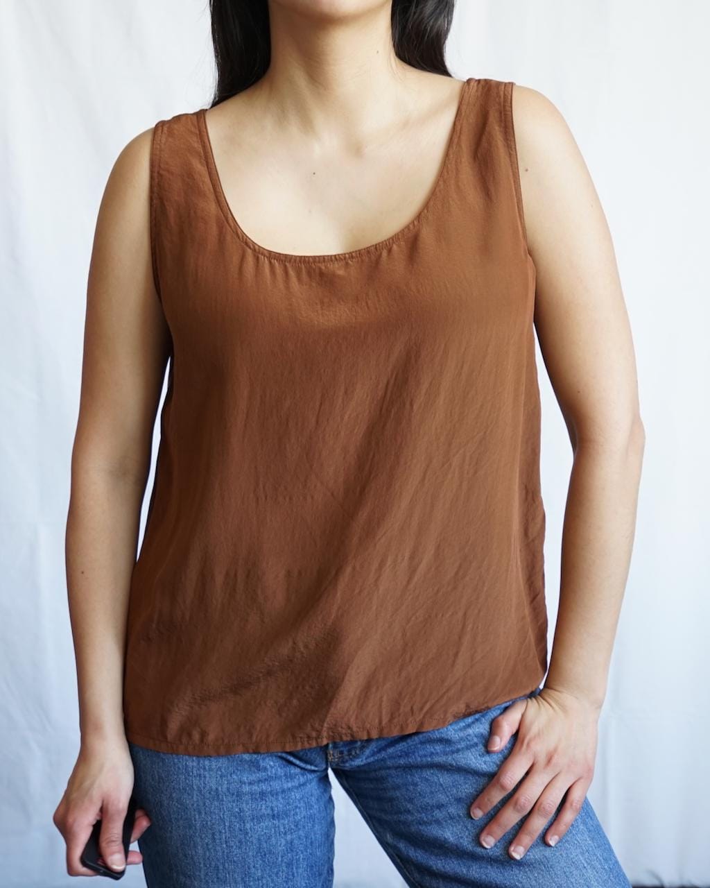 Vintage 90s Blouse size M - silk top