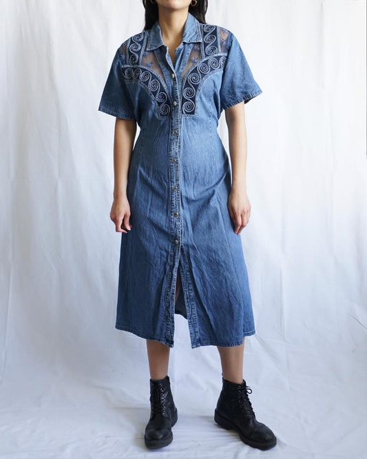 90s mens dress shirts Vintage 90s Soleil Dress by Jean Paul Gaultier – 4KINSHIP main image 0