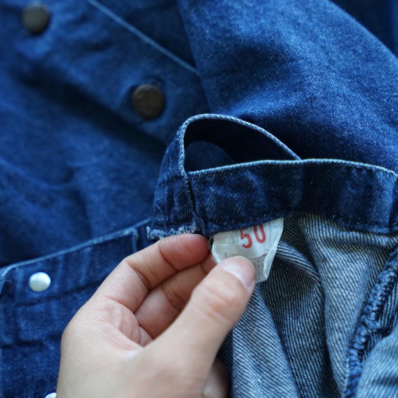 Vintage 90s denim dress Size L