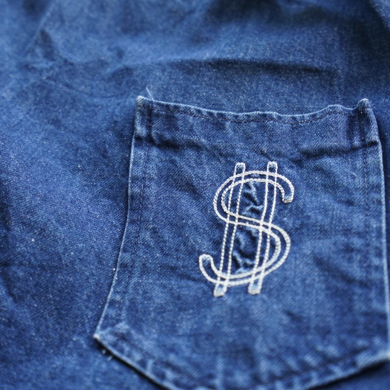 Vintage 90s denim dress Size L