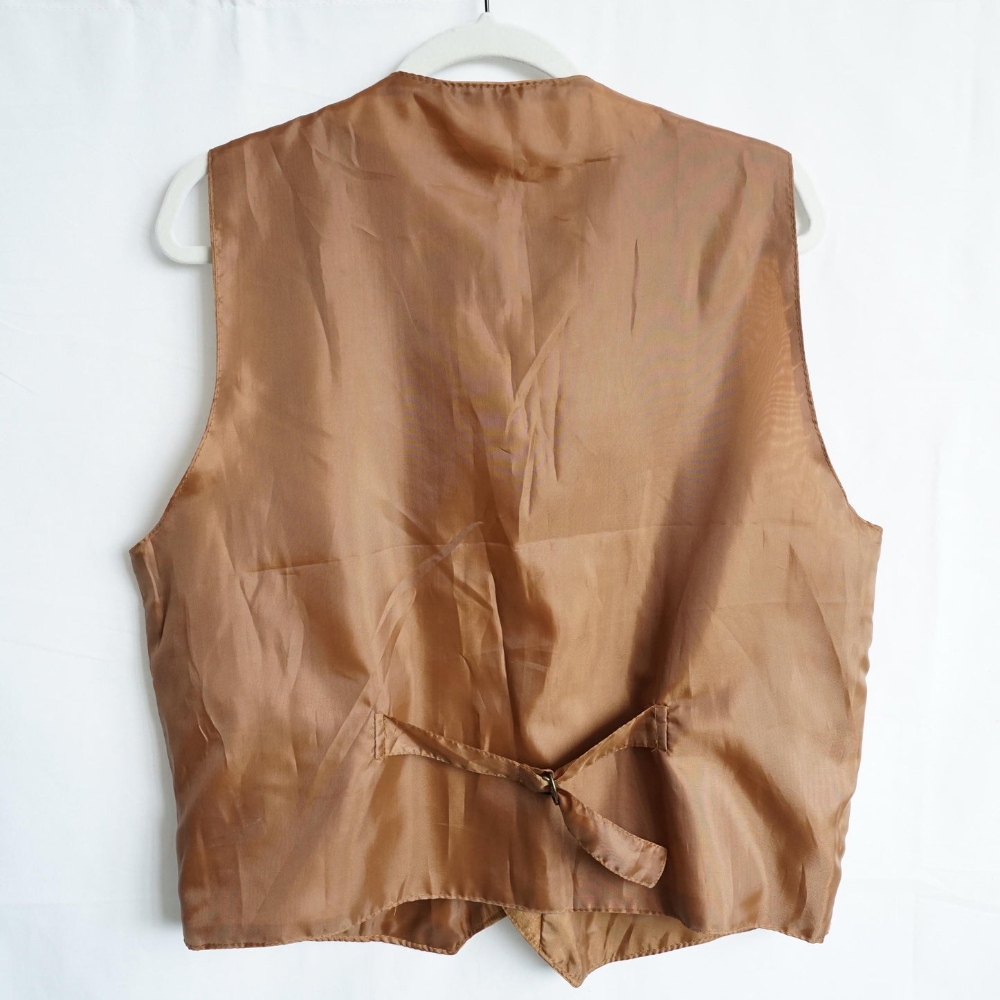 Vintage 70s suede Vest men Size M