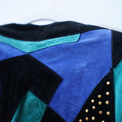 Vintage 80s leather jacket size M-L Dino'z